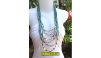 New Beads Necklaces Multi Strand Steels Fashion Women