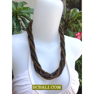Wrap Circle Seed Beads Necklaces Jewelry New Design