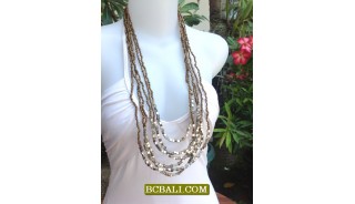 Necklaces Design Women Fashion Multi Strand