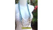 Woman Fashion Multi Strand Necklace Design 2013