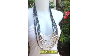 Woman Jewelry Fashion Multi Strand Necklace New 2013