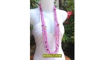 Women Charming Seed Beading Necklaces Shells