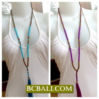 Bali Pendants Necklace Tassel