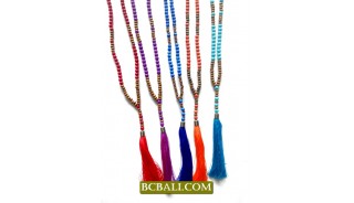 Bali Pendants Necklace Tassel