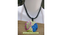 Bcbali Sono Wooden Painting Necklace