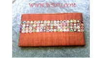 Bead Purse Wallet Cotton