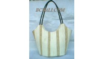 Handbags Natural Wovan Straw