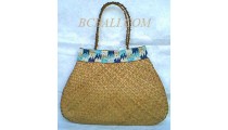 Handbags Rattan With Beads