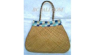 Handbags Rattan With Beads