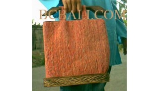 Handbags Seagrass Wood