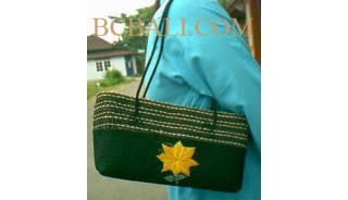 Handbags Sisal Handmade