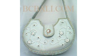Oval Handbags Beads