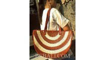 Oval Pandanus Handmade Bags