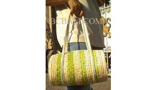 Pandanus Drum Handbags