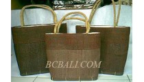 Shopping Straw Bags Set 3