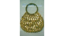 Woman Beads Handbags