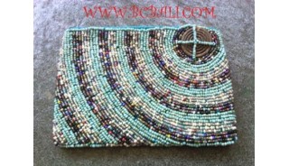 Women Purse Bead Coin