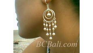 Silver Earing Pearls