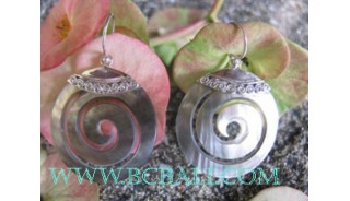 Wholesalers Jewelry Silver Earrings Carving
