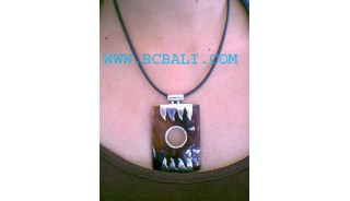 Gamestone Silver Necklaces