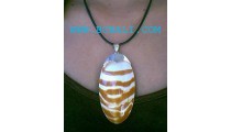 Mother Of Pearls Sea Shell Silver Necklaces