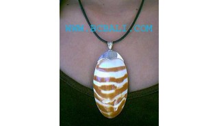 Mother Of Pearls Sea Shell Silver Necklaces