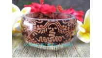 Bangle With Batik Resin