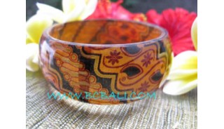 Batik Resin Bangles Bali