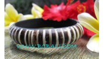 Coco Wood Resin Bangle