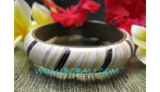 Coco Wooden Resin Bangles