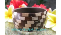 Large Coconut Resin Bangles