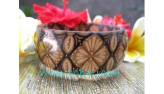 Resin Bangle Batik Hand Painting