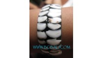 Shell With Resin Bracelets