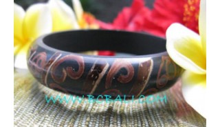 Wooden Resin Bangles Sinamon