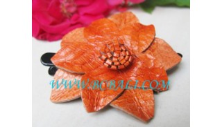 Leather Hair Clips For Fashion