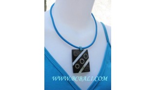 Black Shell Necklaces Pendants