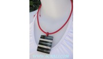 Black Shell Pearl Necklace Pendants