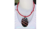 Red Coral Stone Necklaces Pendants