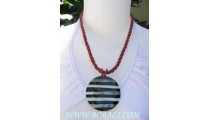 Round Choker Pendant