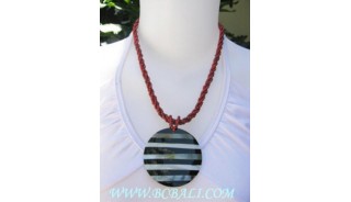 Round Choker Pendant