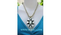 Shell Resin Sun Pendants Bead Necklaces