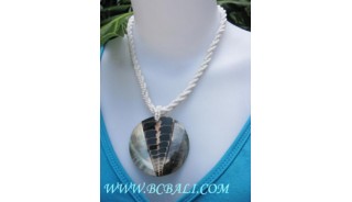 Shell Scales Pendants Necklaces