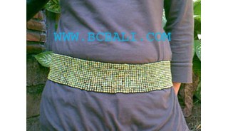 Beaded Elastic Belt