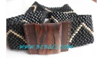 Black Coconut Woods Belts