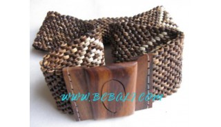 Natural Coconut Beads Belts