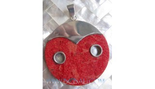 Craft Pendant Coral Silver