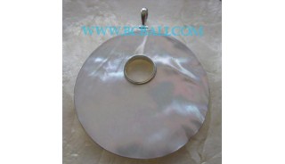 Mother Pearl Silver Pendant