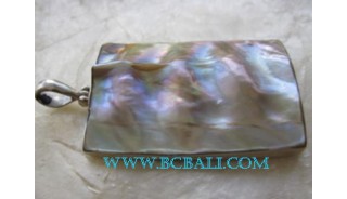 Nature Sea Shell Pendant Silver