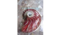 Nautilus Shell Silver Pendant