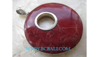 Red Coral Pendant Jewelry